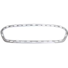 Grille Trim For 2011-2013 Ford Fiesta Center Chrome Ae8z8200ba Capa Certified