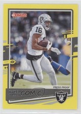 2020 Panini Donruss Dollar Tree Press Proof Yellow Tyrell Williams #203 qn6