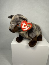 TY Beanie 2000 Howl The Wolf  Stuffed Toy Beanbag Plush