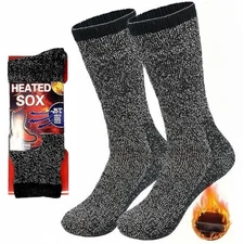 Winter Thermal -25*C Winter Boot Socks 10-13 Warm 2.13 TOG Thick Black Outdoor