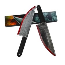 Fake Knife Prop,Butcher Fake Knife 2Pack,Classic Horror Props
