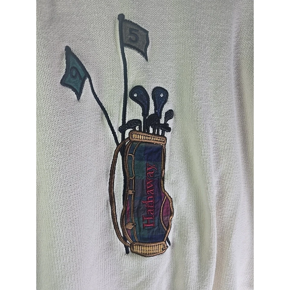 Suéter de Golf Hathaway De Colección Para Hombres XL Grandpacore Invierno Acogedor Vacaciones Otoño Foto 2 de 4