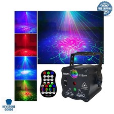 2-in-1 LED Disco Party Lights with Remote  Sound Activation