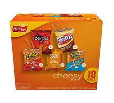 Frito-Lay Cheesy Snack Chips Variety Pack, 18...