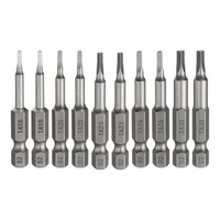 "**10X Magnet-Bits TA18-TA30 1/4\" 50Mm FüR Schraubendreher**"
