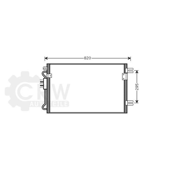 Kondensator Klimaanlage FüR Chrysler Voyager IV 2.8 CRD Bj.04-08-image
