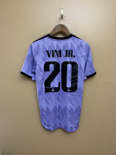 Real Madrid 22/23 Away Football Shirt VINI JR 20 Jersey Adidas Aeroready Size M