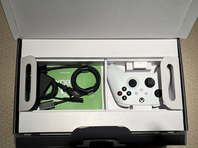 Microsoft Xbox Series X White 1TB Digital Console with Extra Black Controller