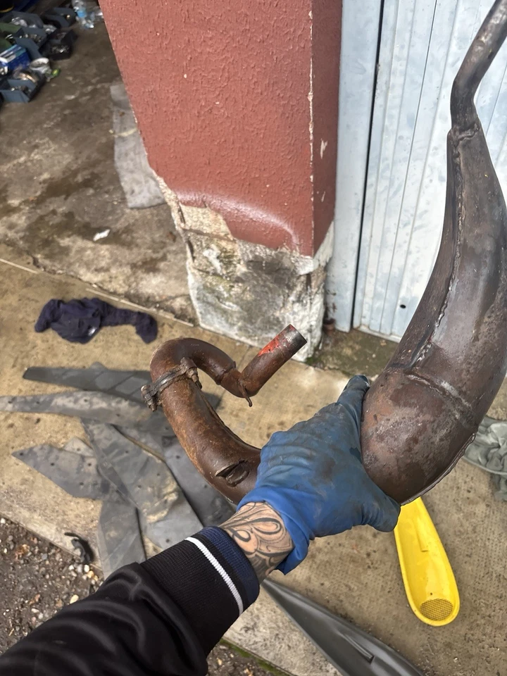 Scarico Hm 50 Originale Polmone Marmitta Pancia Am6 Am5 50cc - Immagine 4 di 4