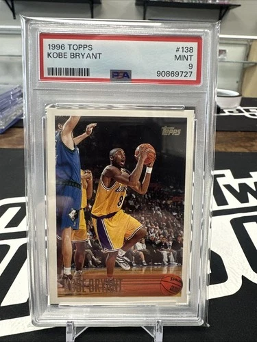 1996-97 Topps Kobe Bryant #138 PSA 9 MINT Rookie RC HOF