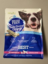 Brush Free Daily Dental Care Chews for Dogs All Sizes