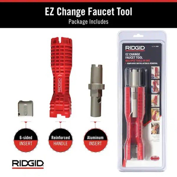 EZ- Change Plumbing Wrench Faucet Installation and Removal Tool.