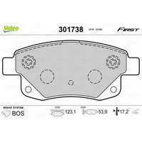 Valeo BremsbeläGe Bremsbelegsatz Hinten FüR Ford Transit Bus