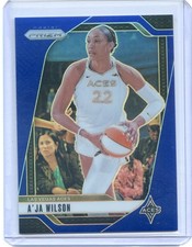 2024 Panini Prizm WNBA A'JA WILSON #86 BLUE PRIZM #58/199 ACES