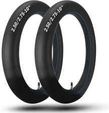  2-Pack 2.50/2.75-10" Inner Tubes 80/90-10 Heavy Duty Dirt Bike Inner Tubes, 2M