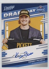 2022 Panini Prestige Draft Day Signatures Kenny Pickett #DDS-KP Auto 3hd