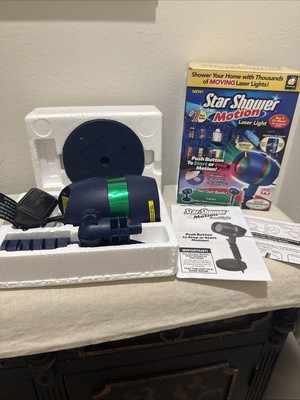 Star Shower Motion Laser Lights Projector  Projects Red And Green Laser Lights