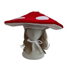 Funny Mushroom Shape Hat Plush Headgear Festival Accessory Hat for Kids Adults