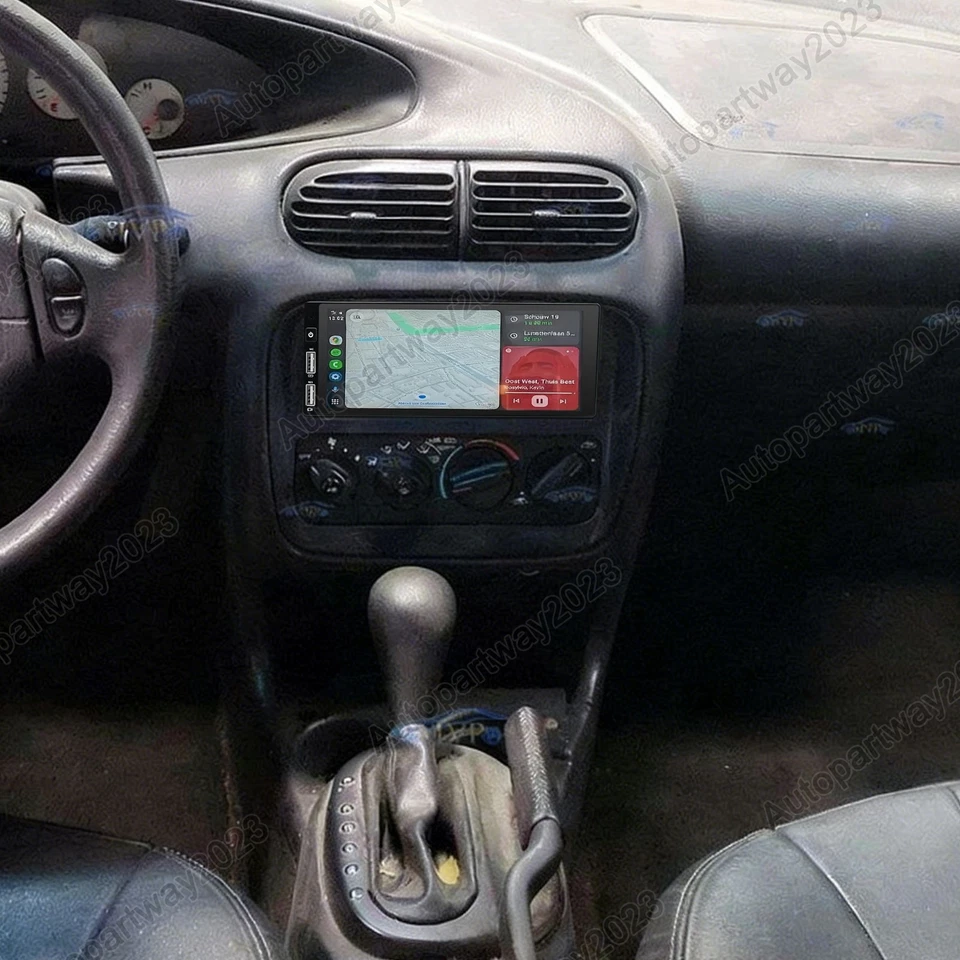Radio estéreo para automóvil Android 15 Carplay de 6,86"" navegación GPS para Dodge Stratus 1995-2000 Foto 4 de 4