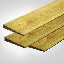Feather Edge Fencing Boards Pressure Treated Green 150mm