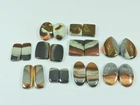10 Pair Natural Polychrome Jasper Mix Cabochon Loose Gemstone 130Cts. Lot