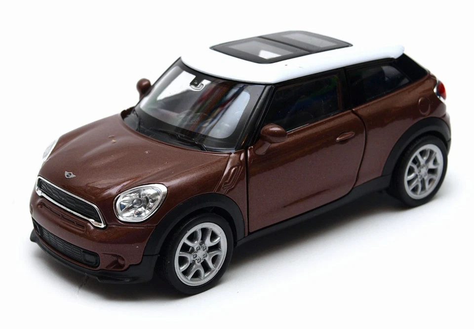 Mini Cooper Paceman British FamilyCar Model Brown Diecast 1:34-1:39 Scale Welly - Image 3 of 4