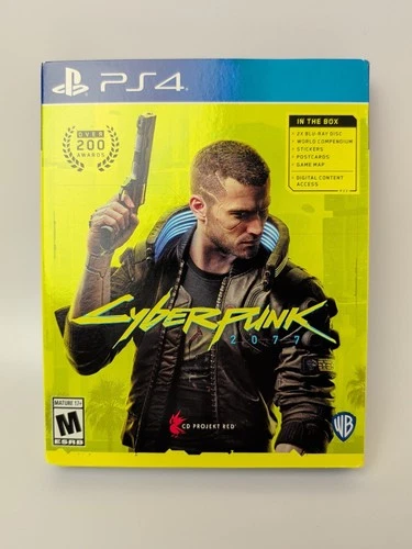 Cyberpunk 2077 - Sony PlayStation 4 - With Cover Map And More!
