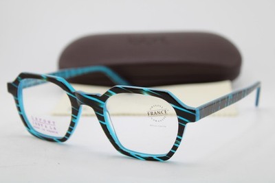 NEW JEAN LAFONT ISSY & LA JOB 5172 BLUE BROWN AUTHENTIC EYEGLASSES 48-21