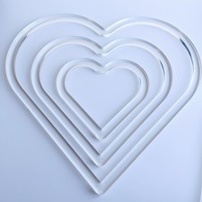 3 Hearts Nesting Valet Tray Router Template Woodworking Jig Craft Template
