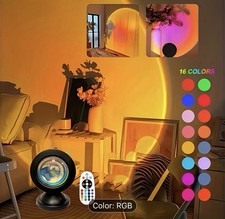 Sunset Lamp Projector Multicolor Changing LED Projection Lamp