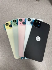 Back Glass Cover For iPhone 15 / 15+/ 15Pro/ Pro Max NFC flash magnets