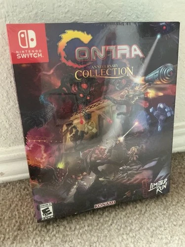 Contra Anniversary Collection Hard Corps Deluxe Clamshell Edition, Switch, NEW