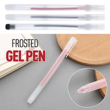 Transparent Frosted Gel Pen 0.5mm Bullet-Point Fountain-Pen LearnStationery 1/JK