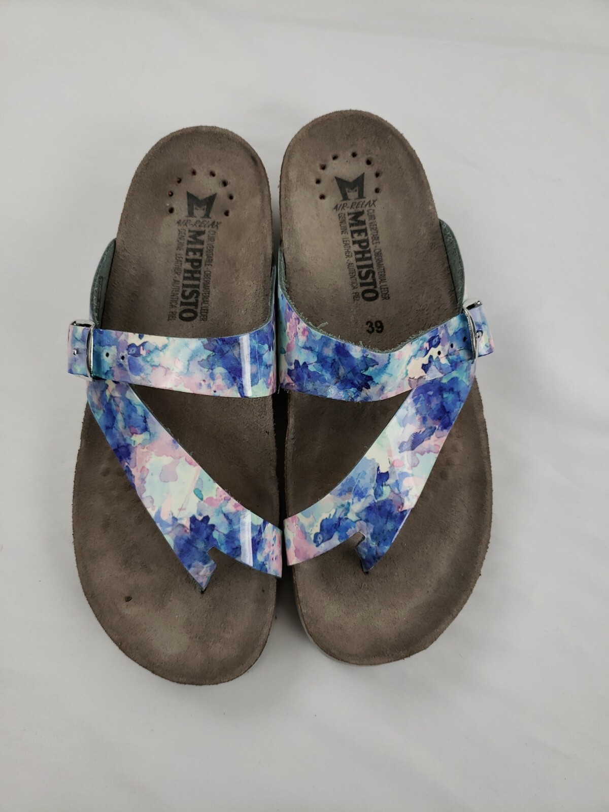 Mephisto Helen EU Sizes 39 MultiColor Abstract Comfort Sandal Women's Size  8.5 | eBay