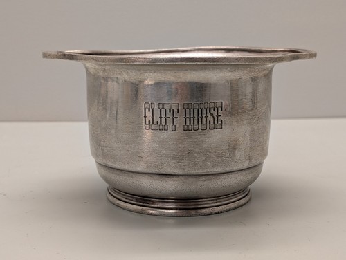 Vintage Cliff House San Francisco heavy International Silver Co. bowl c1940