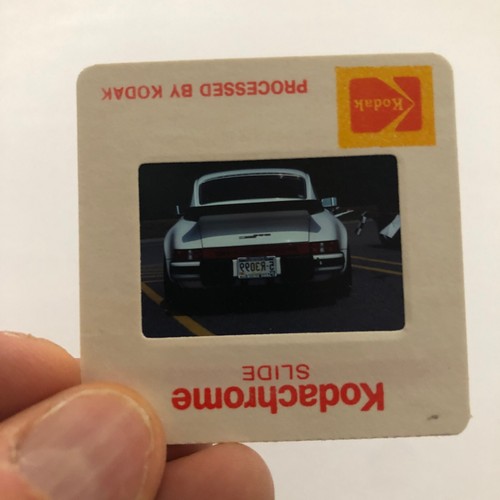 Porsche 911 SC Car Driver 35mm Photo Slide Vintage 1981 - Picture 2 of 3