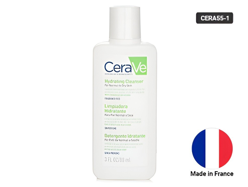 CeraVe Hydrating Cleanser for Normal to Dry Skin 88ml French Formula