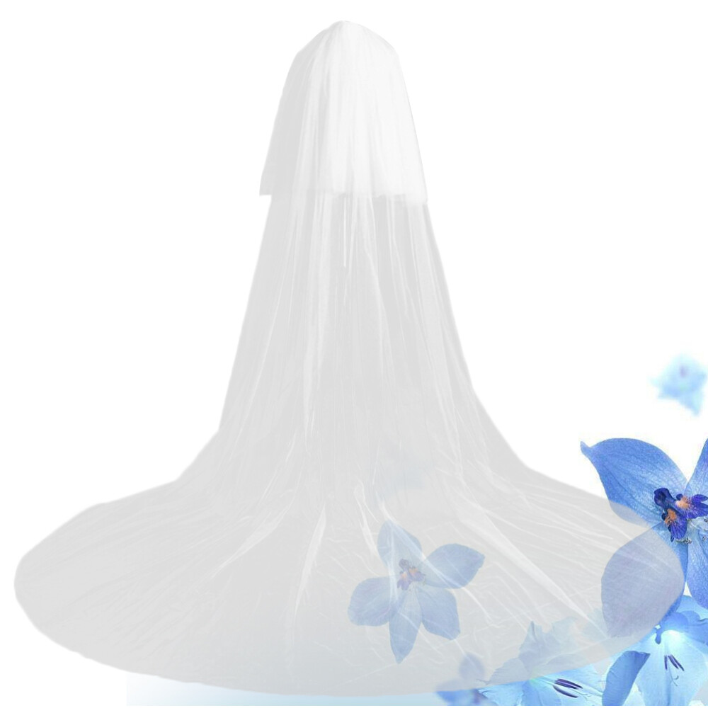 Cathedral 2-Tier Bridal Veil with Comb Wedding Accessories for Brides