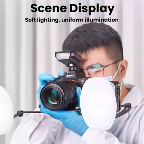 Kit de cúpula de difusión de gel de sílice difusor dental Godox MF-DD para flash Godox MF12 - Imagen 3 de 11