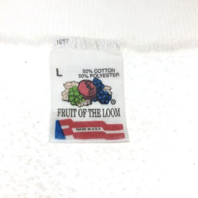 【reprint】 90's FRUIT OF THE LOOM sweat 90'S Fruit of the Loom printed sweatshirt, made in the USA