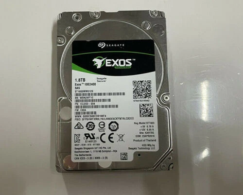SEAGATE Exos 10E2400 ST1800MM0129 10000RPM 1.8TB  12Gb/s 2.5in SAS Hard Drive - Image 2 of 4