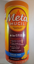 Metamucil 4-in-1 Fiber Sugar-Free Supplement (Orange) 23.3 OZ - EXP 04/2026