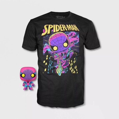 Spider-Man Set T-Shirt Tg. M Enfant Et Figurine FUNKO Pocket Pop Black Light 4CM Spider-Man Set T-Shirt Tg. M Enfant Et Figurine FUNKO Pocket Pop Black Light 4CM | Funko Pop | 2 Spider-Man Set T-Shirt Tg. M Enfant Et Figurine FUNKO Pocket Pop Black Light 4CM | Funko Pop