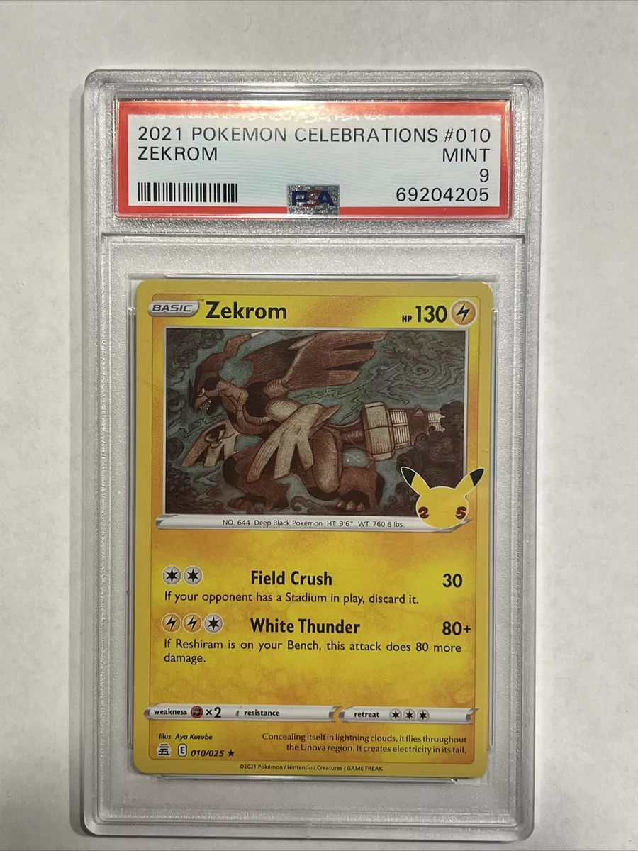 Zekrom 010/025 Holo Rare - 2021 25th Anniversary Celebrations Pokemon TCG