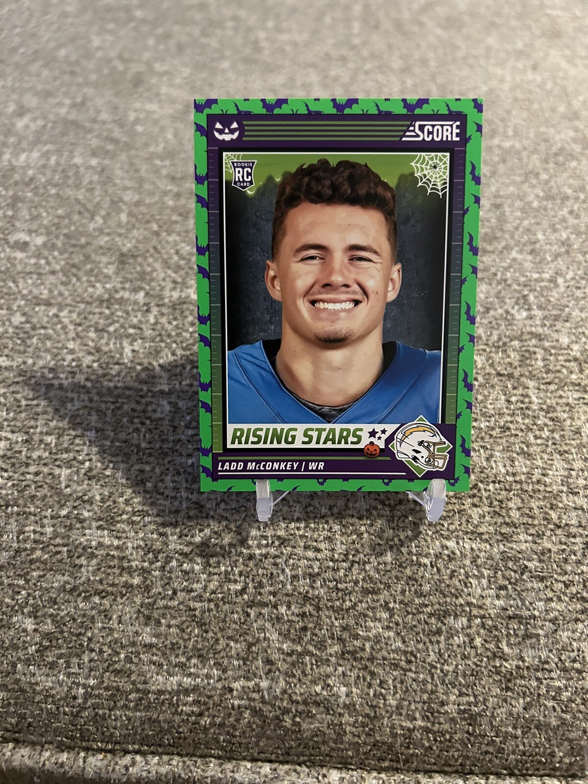 2024 Panini Score-A-Treat Rising Stars GREEN BATS #34 Ladd McConkey