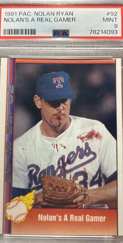 1991 Pacific  ⚾️ Nolan Ryan Texas Express 🔥 #92  PSA. 9