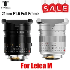 TTArtisans 21mm F1.5 Full Fame Manual Focus Lens For Leica M Mount M240 M6 M10