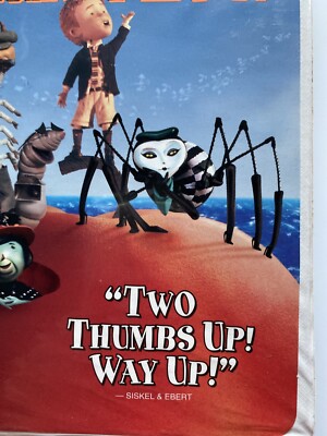 Walt Disney James and the Giant Peach VHS 1996 Clamshell Two