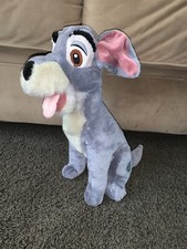 Disney Store Authentic Lady  The Tramp 13" Soft Plush TRAMP Stuffed Toy Vtg 90s