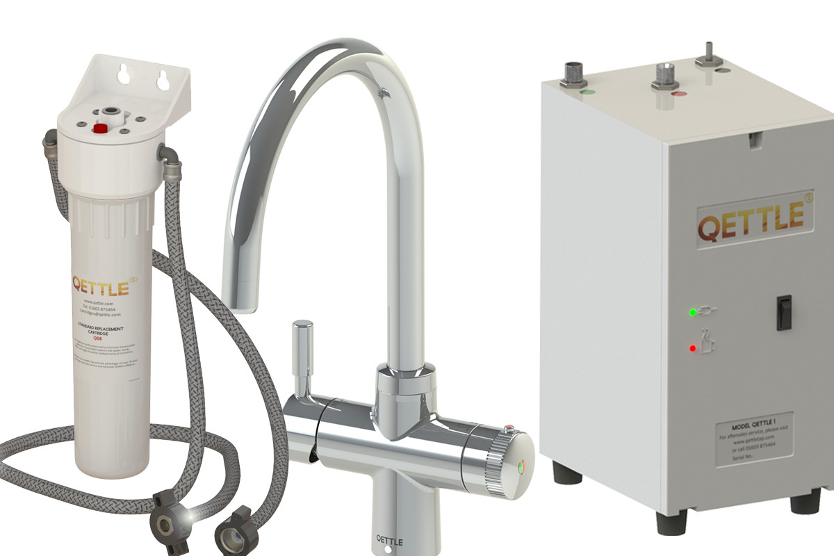 QETTLE 4-in-1 Instant Boiling Water Tap - 100°C BOILING (4 Litre Boiler)  5050720018286 | eBay